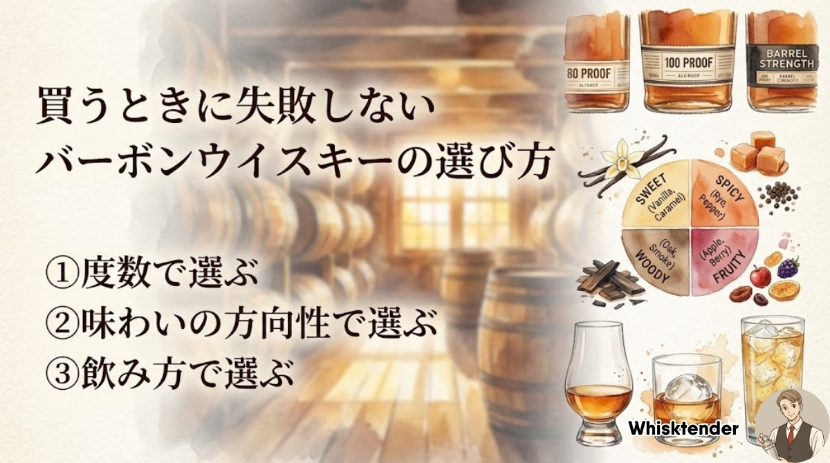 【買うときに失敗しない】バーボンウイスキーの選び方3選