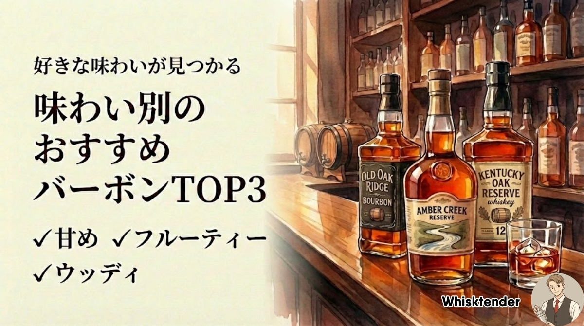 【味わい別】好きな味が見つかるバーボンTOP3
