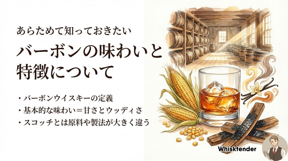 あらためて知っておきたい！バーボンの味わいと特徴について