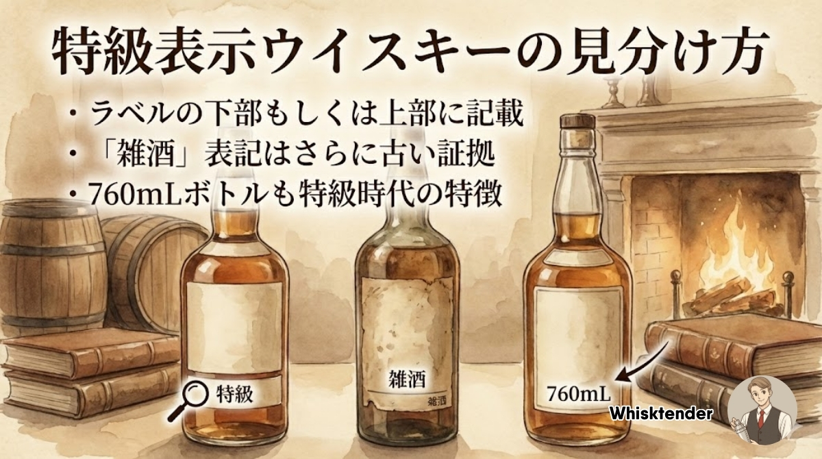 特級表示ウイスキーの見分け方
