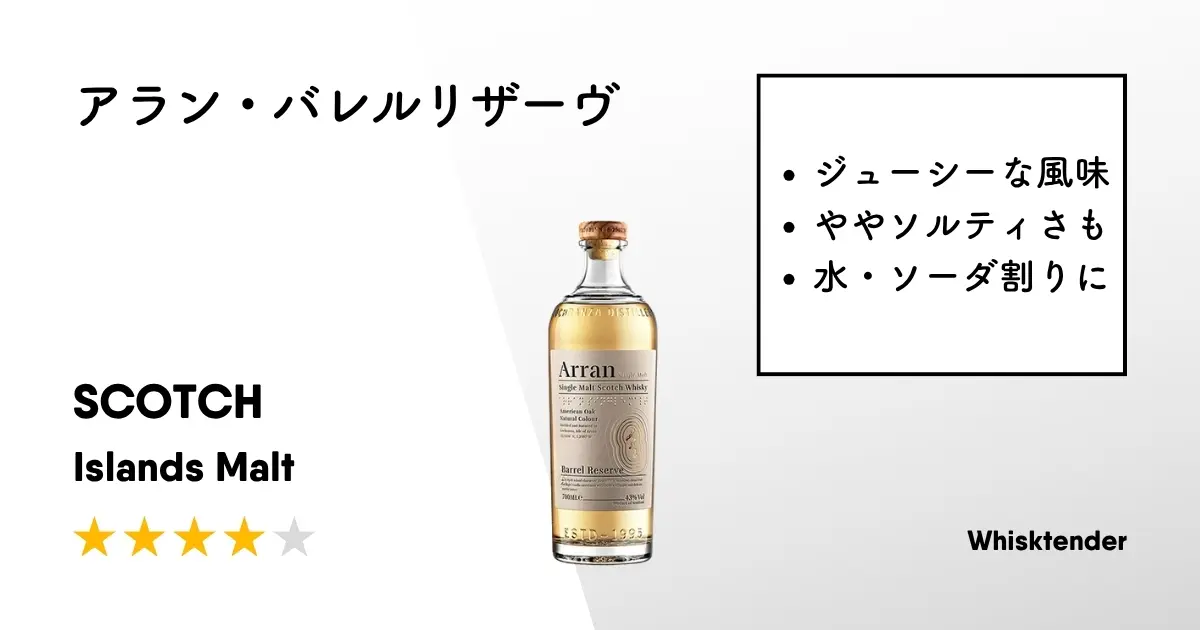 レビュー｜アラン・バレルリザーヴ【ライトな飲み口とジューシーな