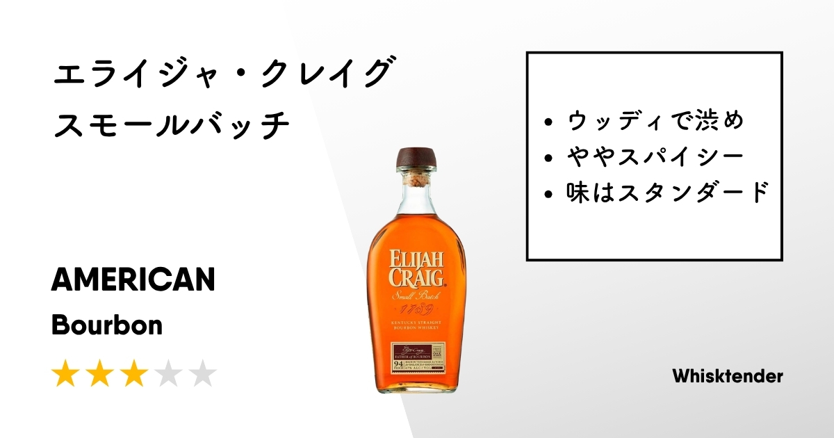 エライジャ・クレイグ スモールバッチアイキャッチ画像