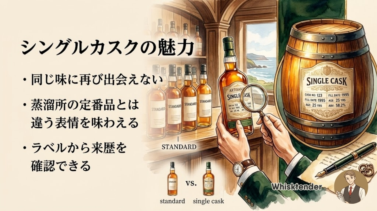 シングルカスクの魅力