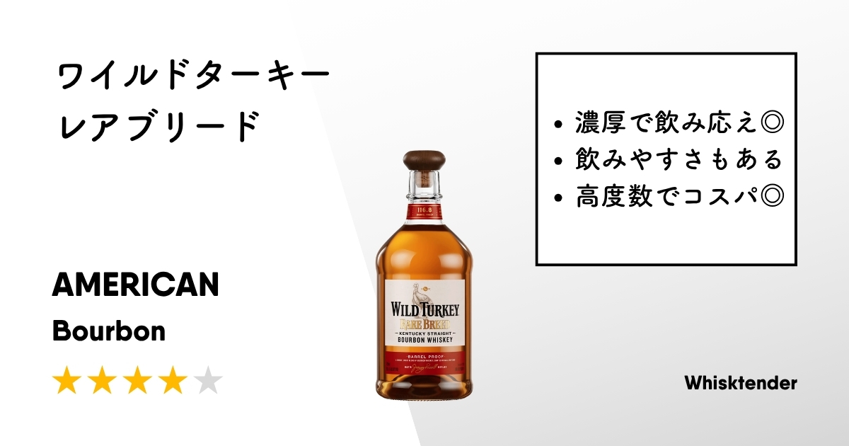 ワイルドターキー レアブリードアイキャッチ画像